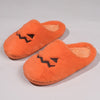 Halloween Pumpkin Plush Slippers