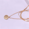 Vintage Lotus Pendant Necklace