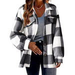 Casual Warm Plaid Coat