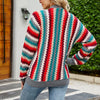 Casual Colorful Knitted Cardigan