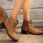 Vintage Chunky Heel Boots