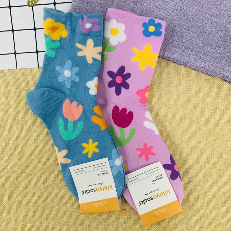 Casual Floral Socks