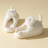 Cartoon Cat Plush Slippers