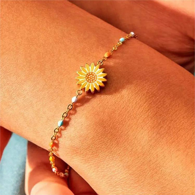 Creative Sunflower Bracelet