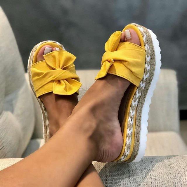 Bow-knot Casual Slippers