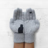 Casual Cartoon Printed Warm Gloves