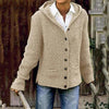 Vintage Hooded Knitted Cardigan