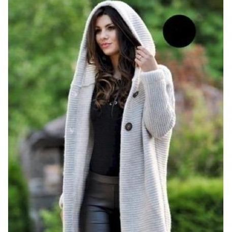 Casual Knitted Long Coat