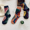 Vintage Color Block Socks